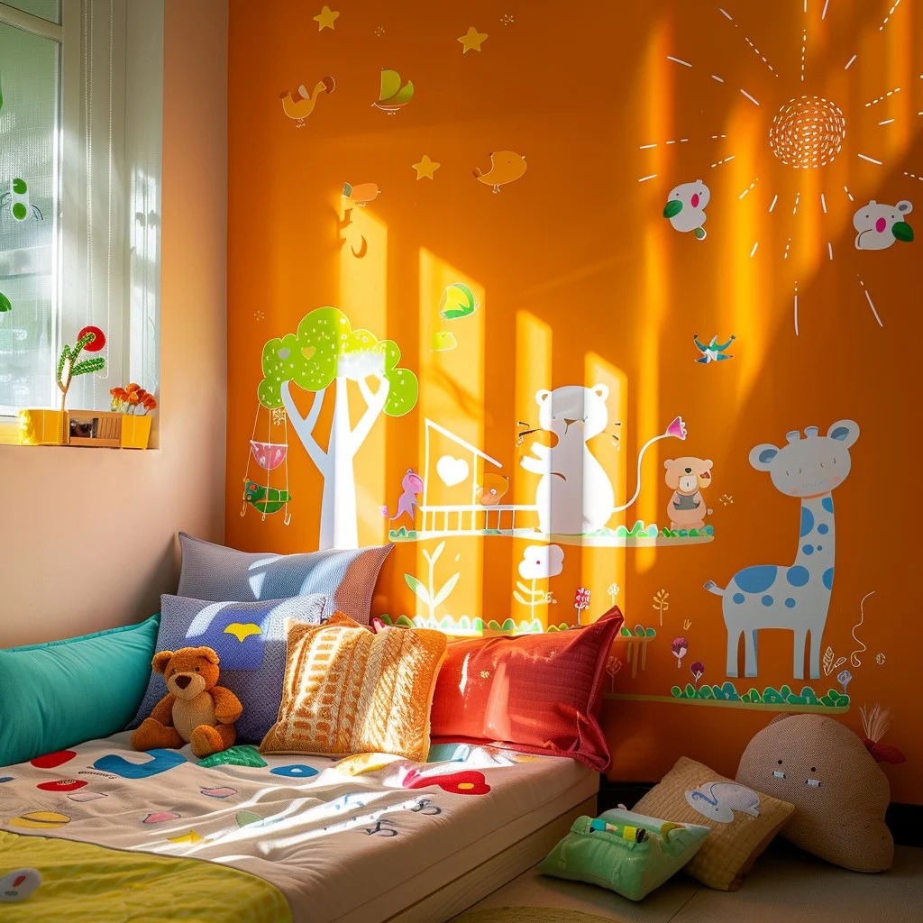 Os elementos temáticos trarão autenticidade para a decoração do quarto infantil de menina